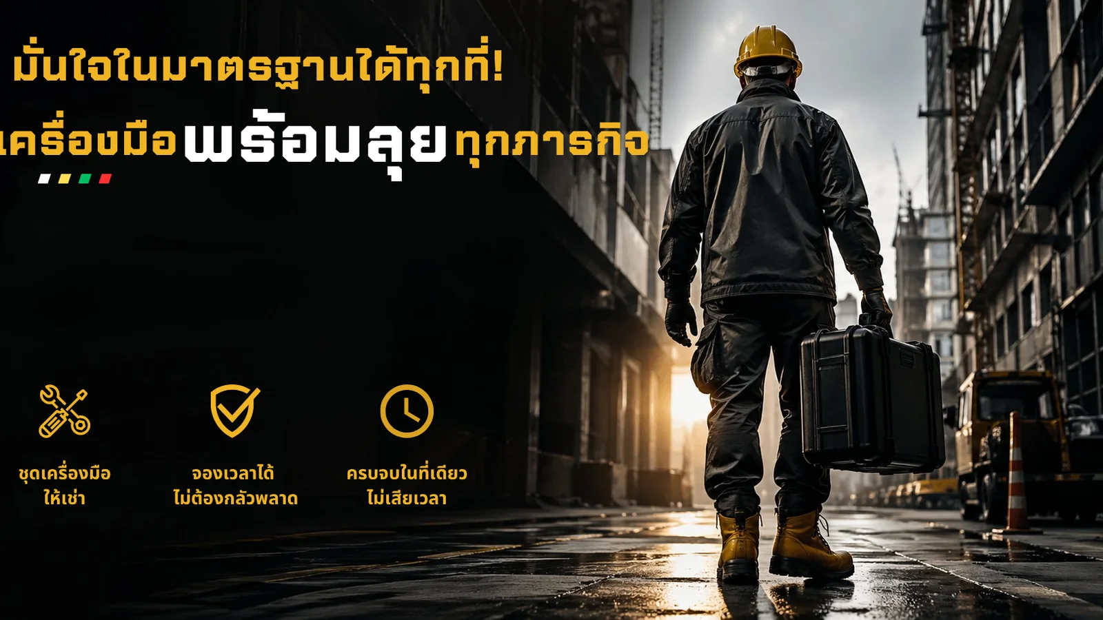 บริการชุดเครื่องมือให้เช่า